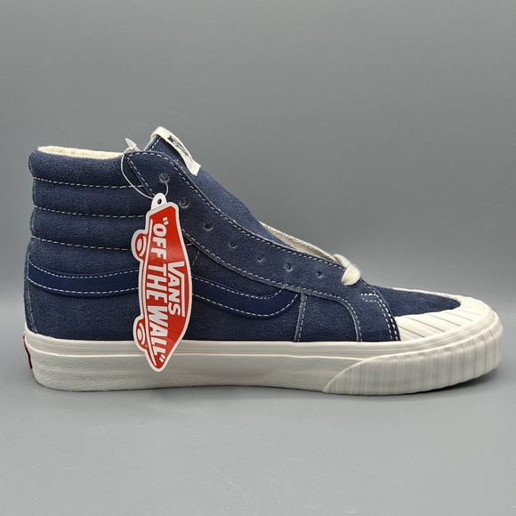 New Vans Sk8 Hi Top Reissue 138 Vintage Military Dress Blues Men's Size 7.5 - Picture 2 of 9